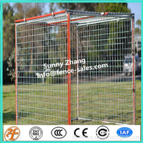 Galvanzied Steel Wire Mesh Rubbish Cages for construction site